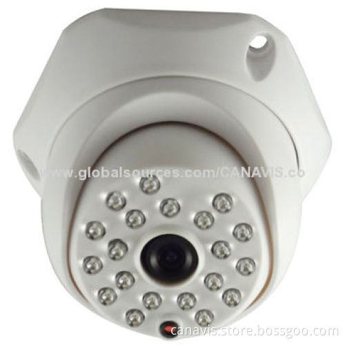 Indoor Dome Camera, 1/3-inch Sony Super HAD CCD Image Sensor, 12V DC Power Supply